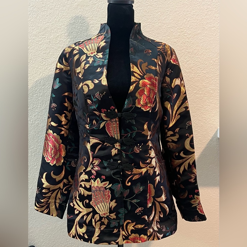 Soft surroundings Asian inspired jacket. Gorgeous!
